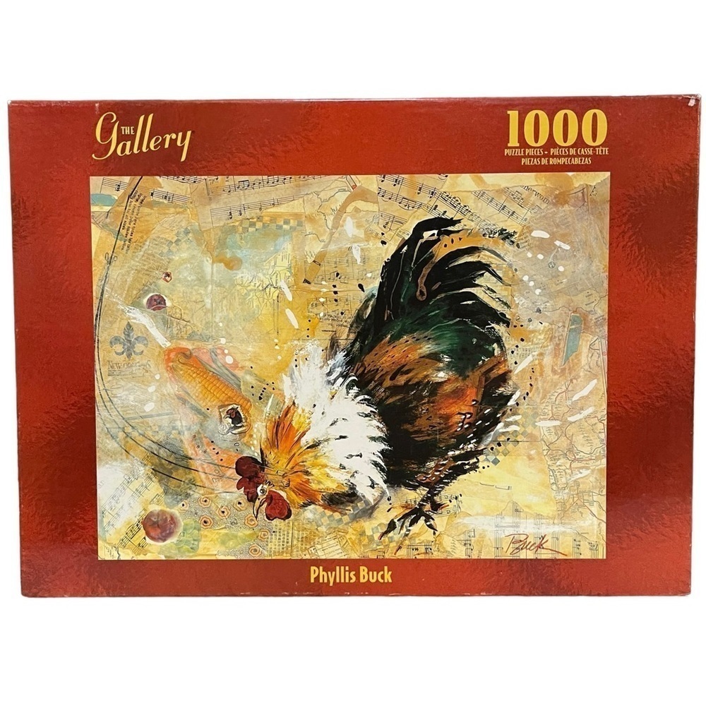The Gallery "On The Farm" Phyllis Buck 1000 Piece Jigsaw Puzzle 2001 SEALED NOS